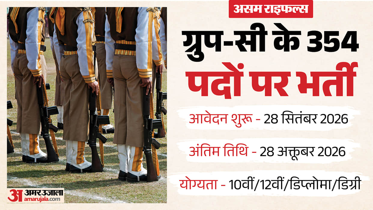 Assam Rifles Recruitment 2026: Apply for 354 Technical and Tradesman Posts from 28 Sep, Check Eligibility
