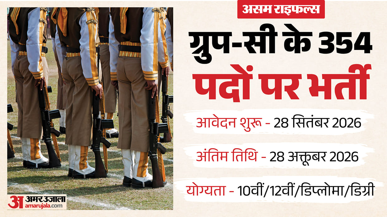 Assam Rifles Recruitment 2026: Apply for 354 Technical and Tradesman Posts from 28 Sep, Check Eligibility