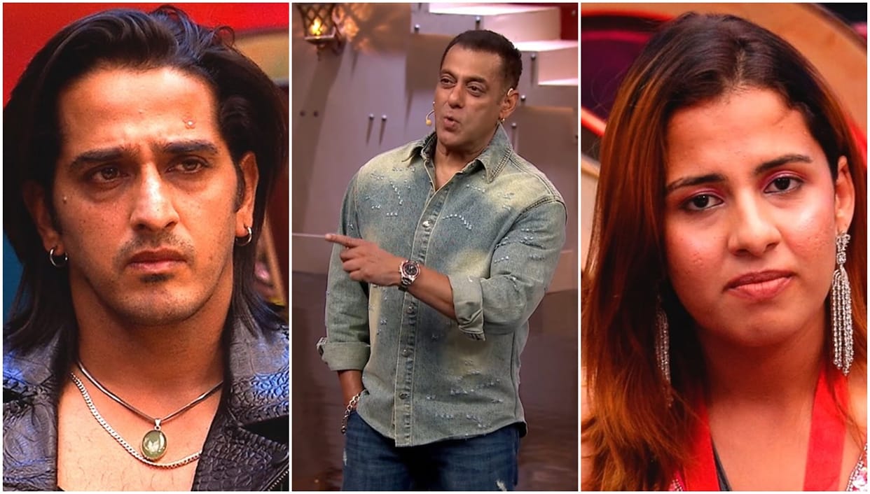 Salman khan Bash Manoj Tiwari Daughter Rhiti Tiwari In Bigg Boss Weekend Ka Vaar Praise Qazi And Uditi