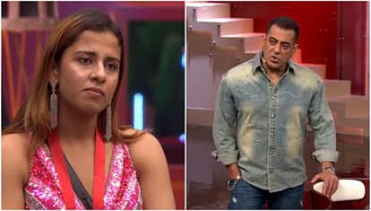 Salman khan Bash Manoj Tiwari Daughter Rhiti Tiwari In Bigg Boss Weekend Ka Vaar Praise Qazi And Uditi