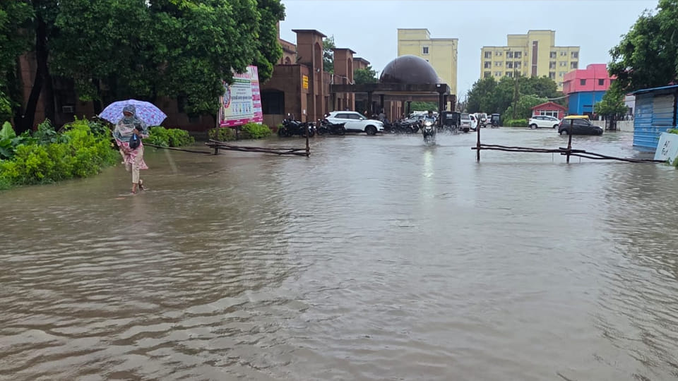 Kanpur Dehat: 61 mm of rainfall accompanied by strong winds in 24 hours