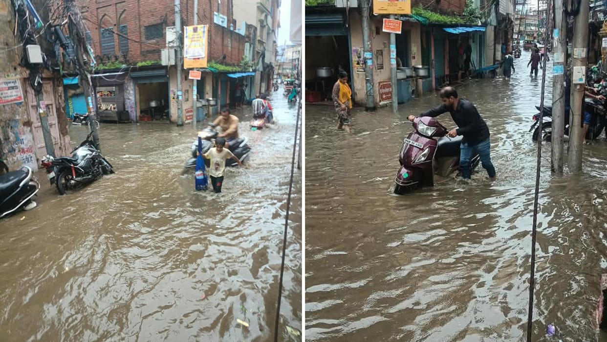 Cyclonic storm Varanasi Trees fell over 10 locations rainfall hint of early winter chill in air