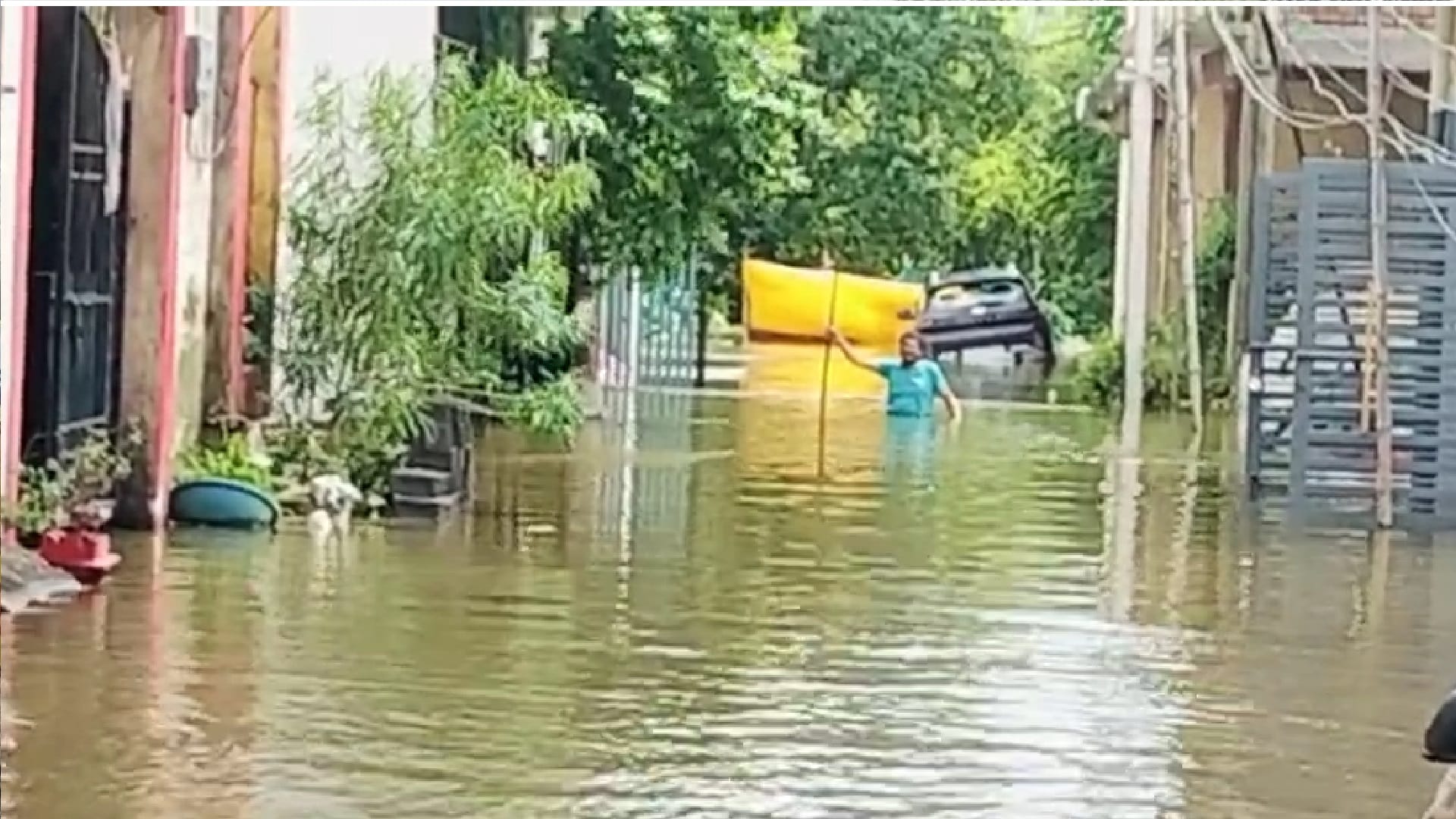 Chhattisgarh: Raipur-Patan road Contact lost due to heavy rain