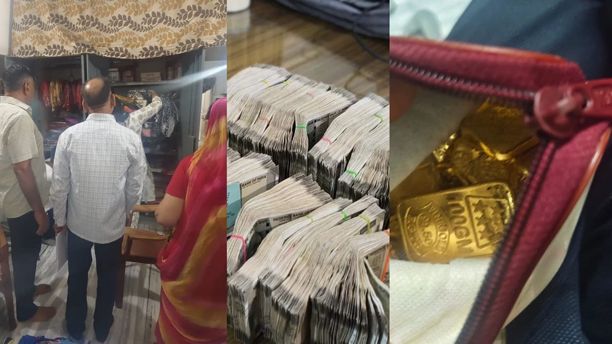 Rajasthan ACB Action BDO Car Searched for Cash Subsequent Raids Yield 1 kg Gold and Property Documents