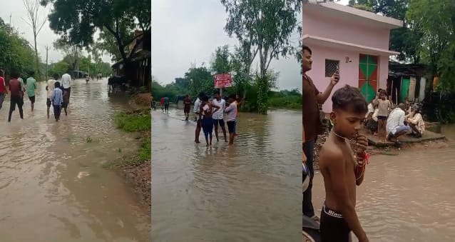 Banda 160 mm of rainfall in 36 hours waterlogging across areas schools and colleges closed