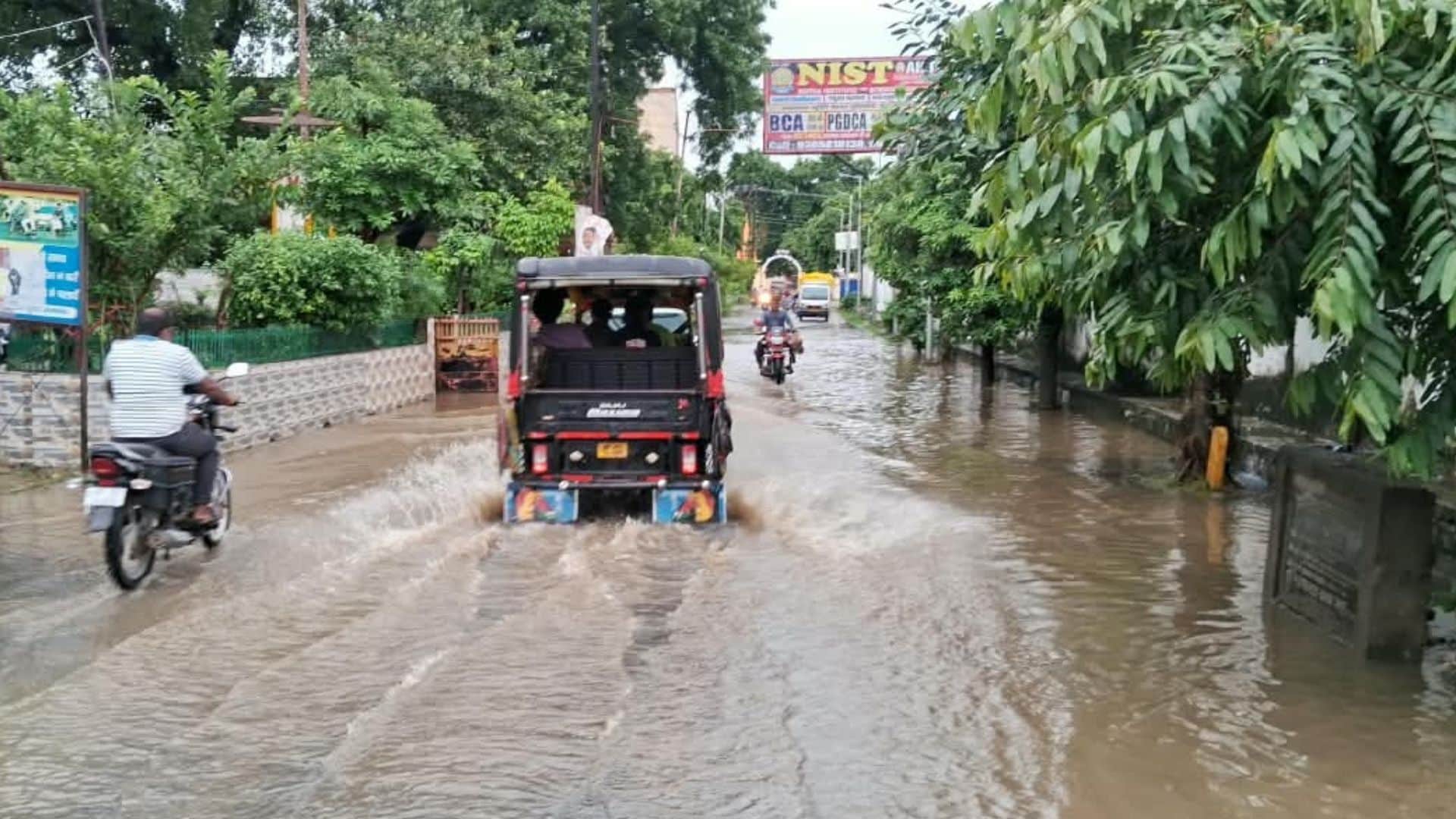 Cyclonic storm Arnab wreaks havoc Trees toppled poles fell Azamgarh Municipal Council office also inundated