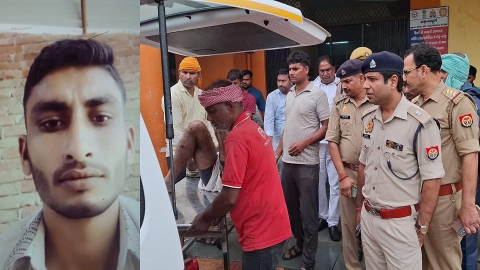 uncle and nephew died due to wall collapse during heavy rain in mainpuri