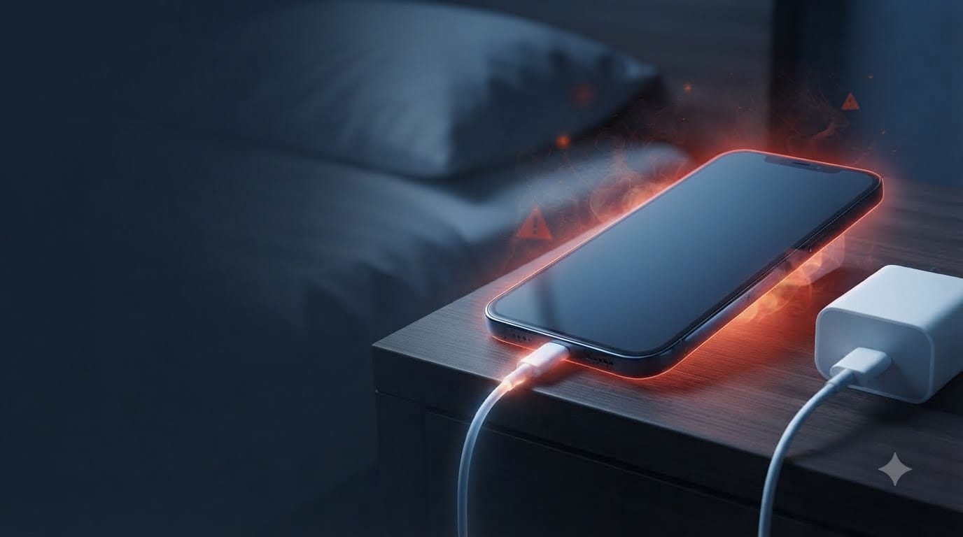 Things to Keep in Mind While Charging Your Phone at Night mein mobile charge krte time kya baatein dhyan rakhe