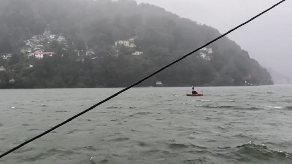 नैनी झील का जलस्तर बढ़ा