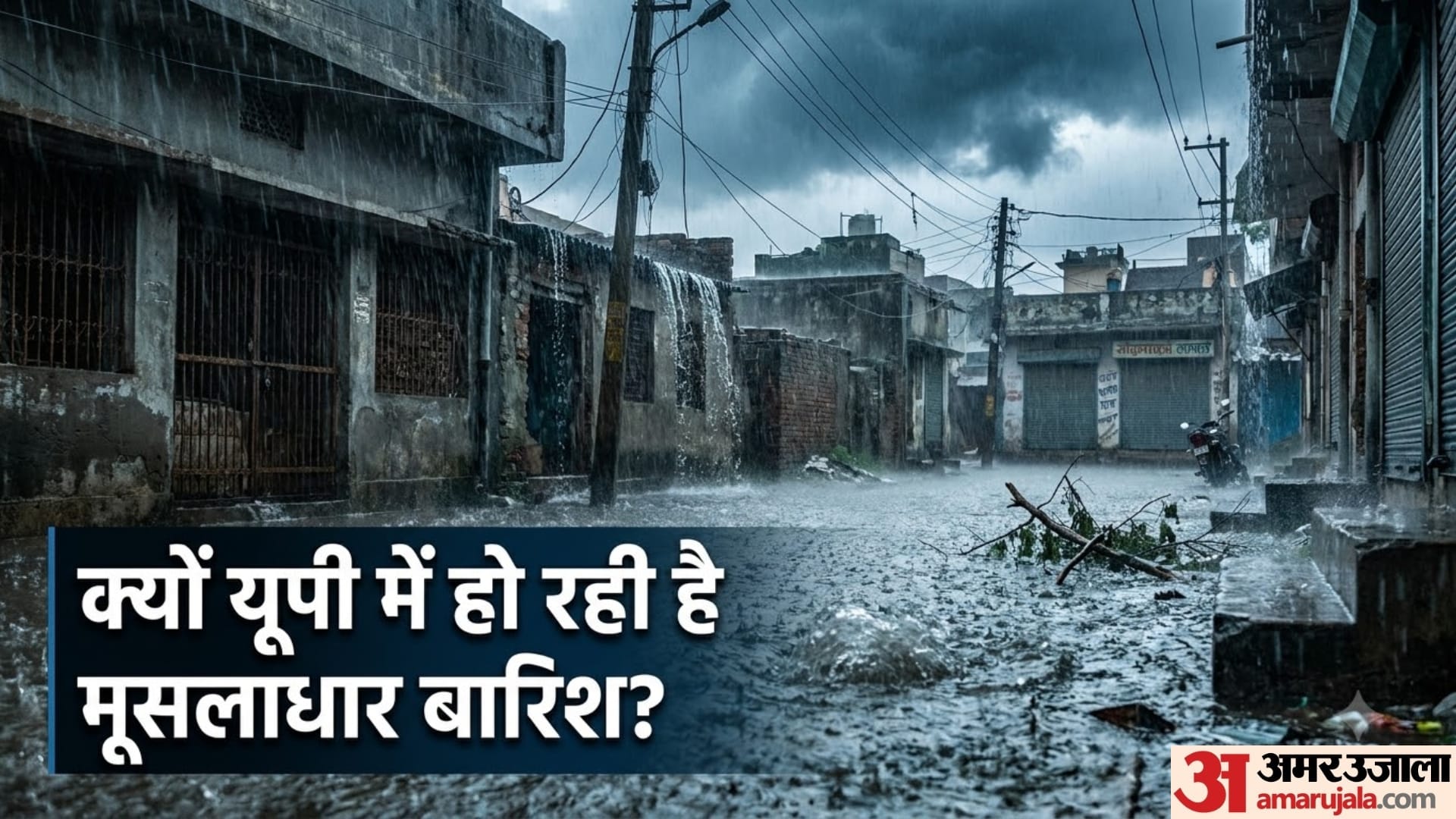 क्यों यूपी में दो दिन से हो रही है मूसलाधार बारिश?