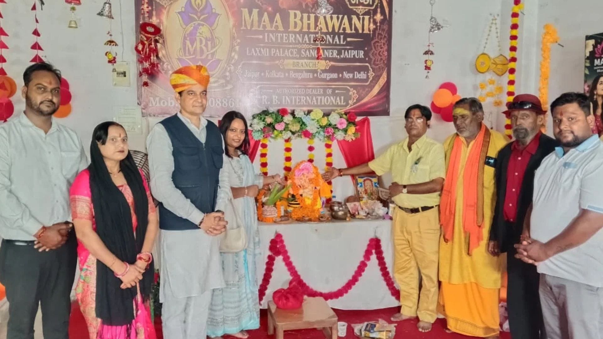 विसर्जन से पूर्व जयपुर में गणपति बप्पा की आराधना