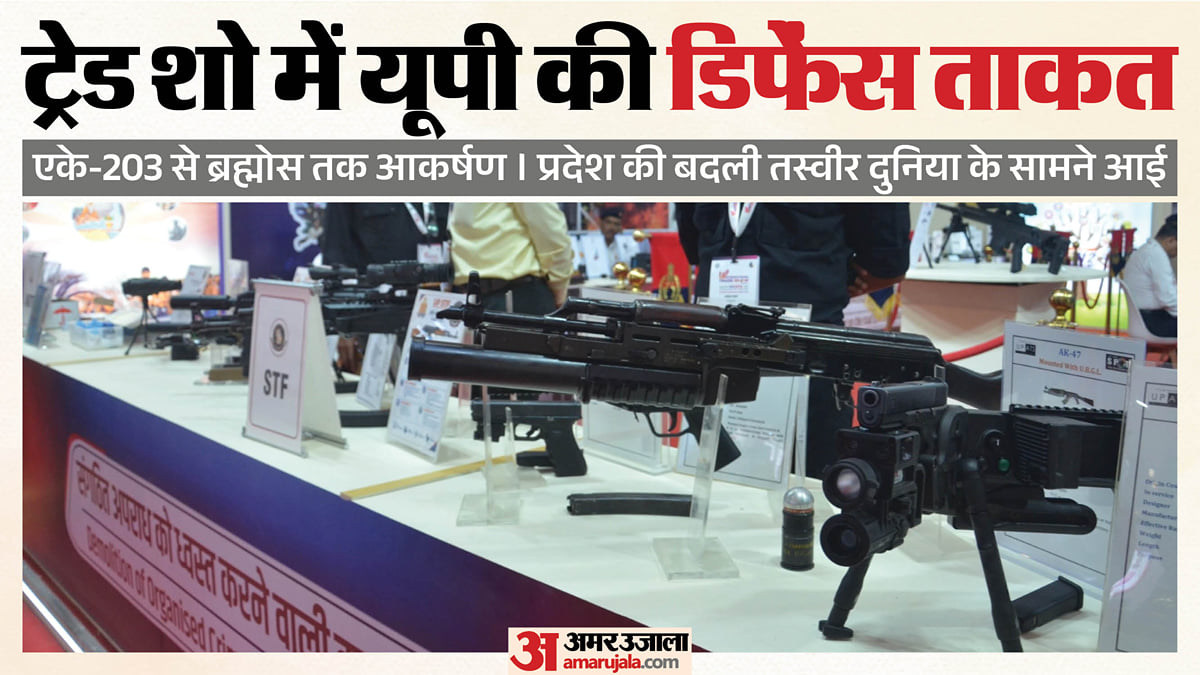 यूपी: प्रदेश के डिफेंस कॉरिडोर पर 72 देशों की नजर, ट्रेड शो में रक्षा उत्पादन की क्षमता का हो रहा प्रदर्शन