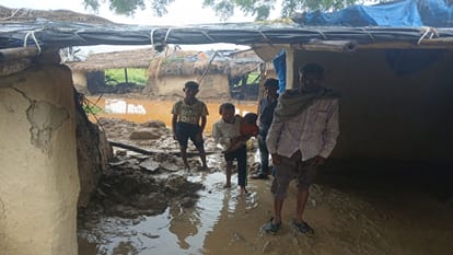 Woman dies and youth critically injured after roof tiles collapse due to rain in Bareilly