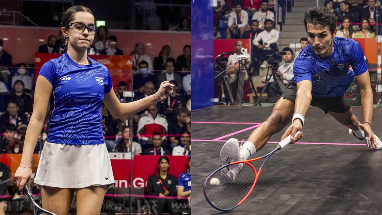 Indian men's and women's squash team eased into the semifinals of the Asian Games assured medals