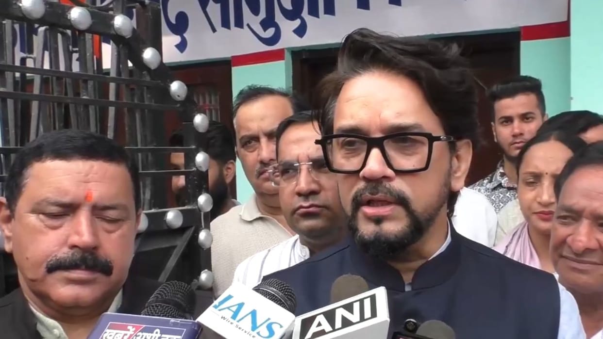 anurag thakur reaction rahul gandhi cec allegations palampur himachal