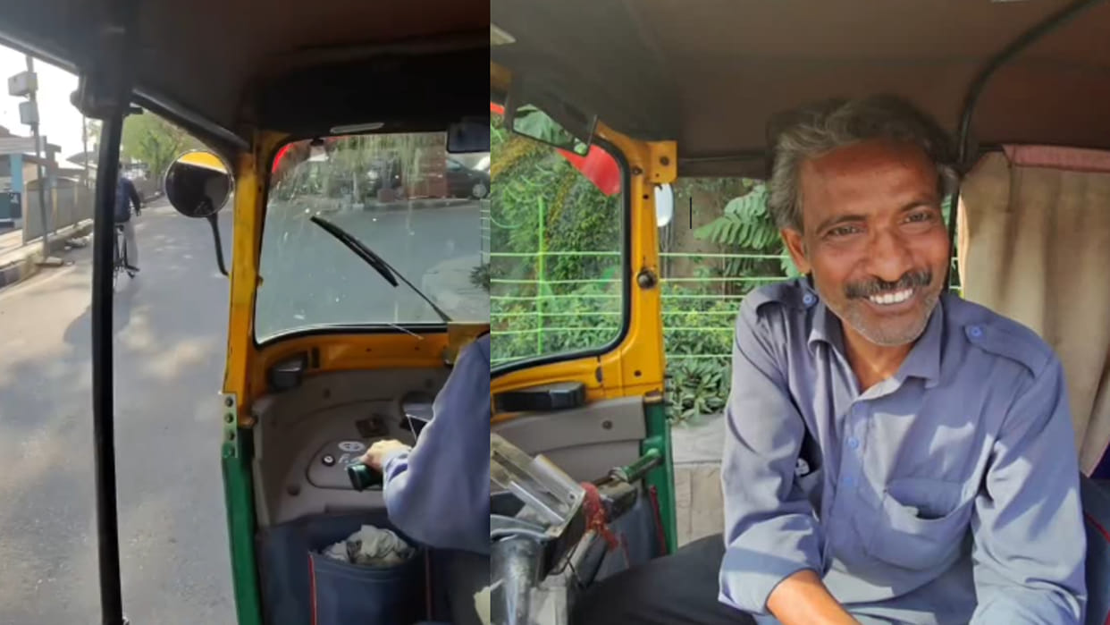 Delhi auto driver refused to take the fare foreign woman impressed by kindness viral video news in hindi