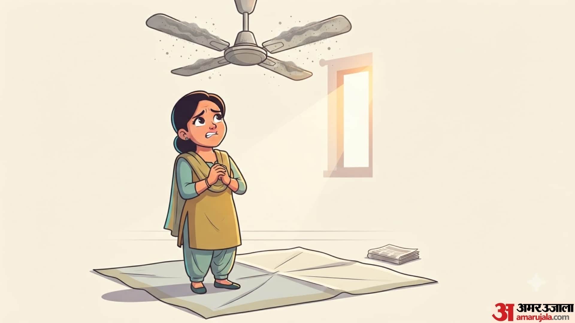 How To Clean Ceiling Fan full guide in hindi short height wale ceiling fan kaise saaf karen