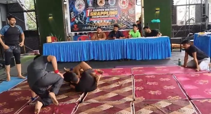 Kanpur First District Grappling Championship players across various age and weight categories participated
