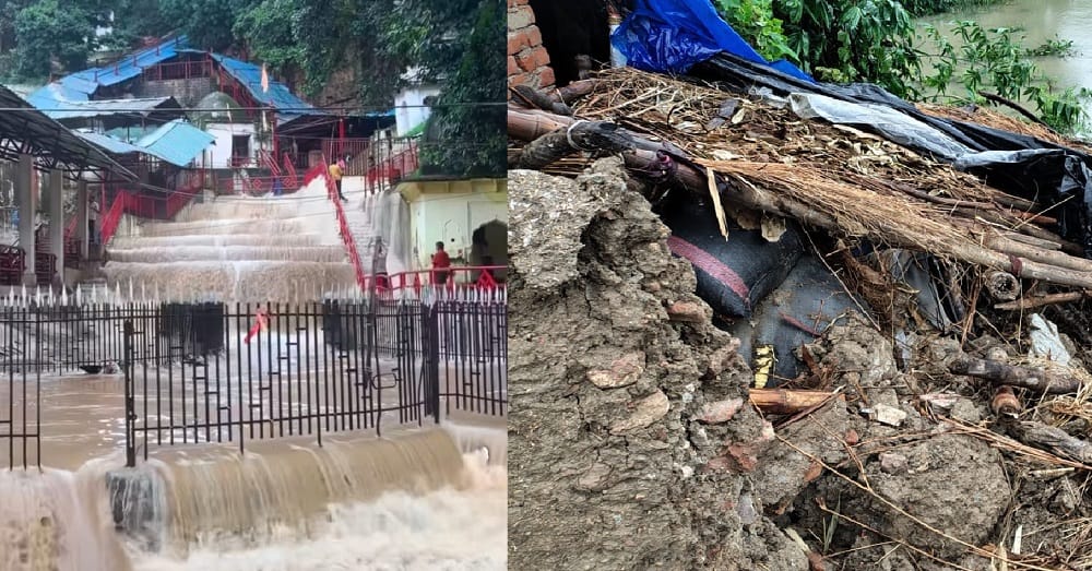 Havoc caused by 48 hours of rain 13 deaths in Kanpur Bundelkhand highways and overbridges at a standstill