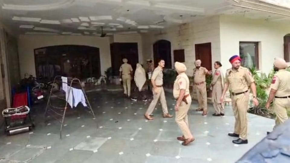 Raid on former SGPC member Amarjit Chawla house ludhiana wife questioned
