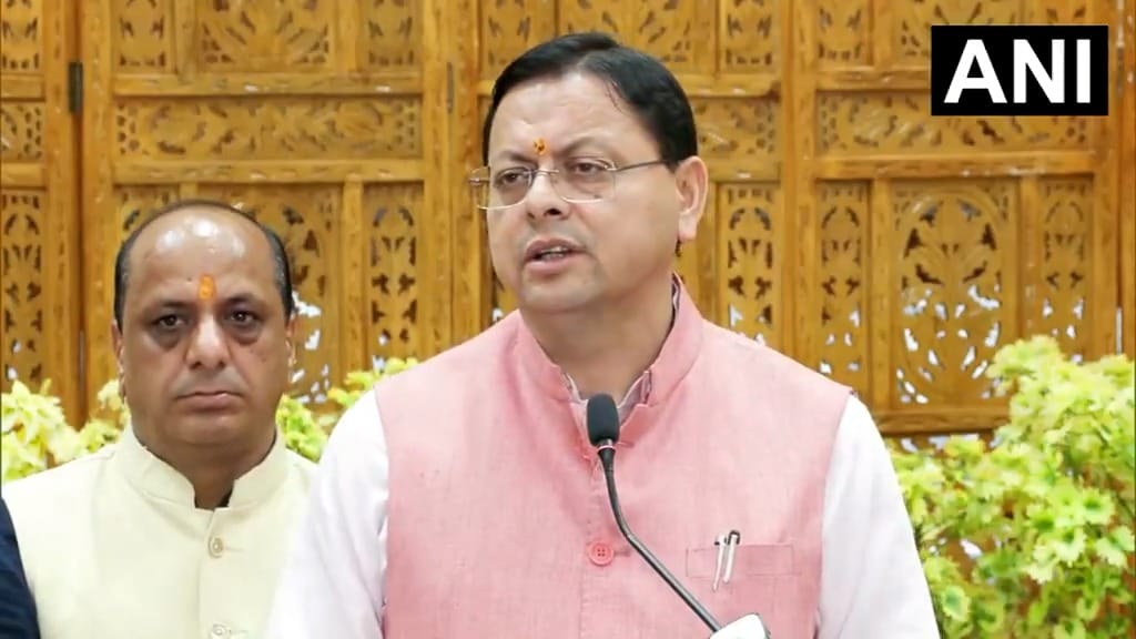 Uttarakhand CM Dhami holds press conference regarding In Dehradun regarding SIR and election commission