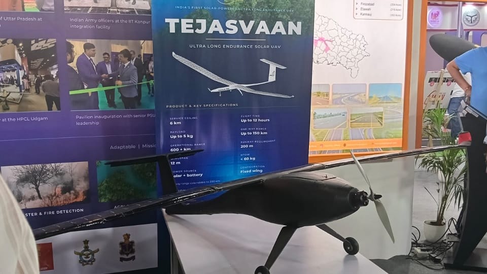 सोलर ड्रोन तेजस्वान ने मचाई धूम
