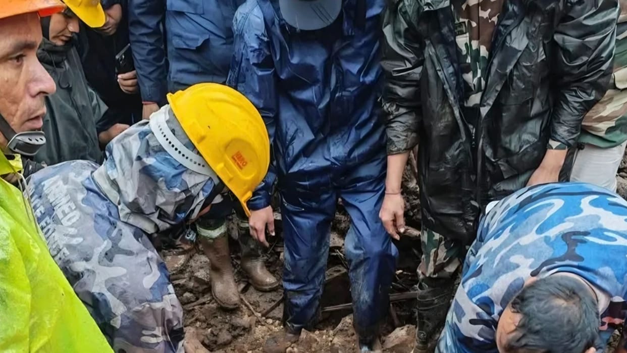 Landslide in Palpa Nepal. two dead, three missing; power and communication disrupted