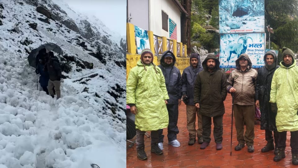 Uttarkashi 121 trekkers stranded amidst snowfall on Gomukh-Tapovan route were safely rescued