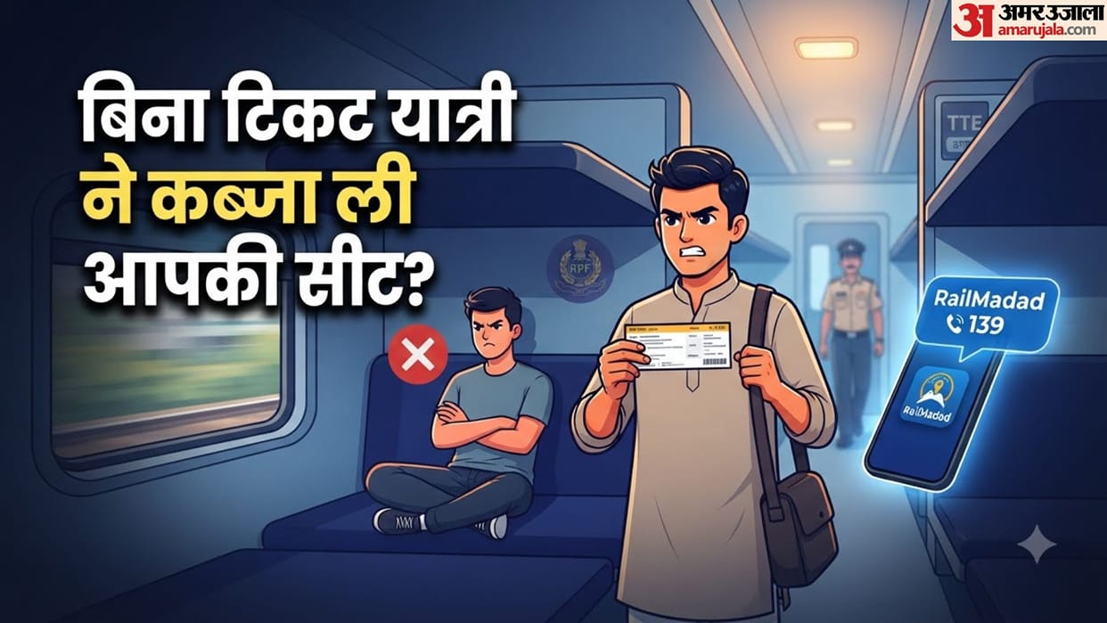 Passenger Occupied Your Train Seat Unlawfully File Instant Complaint Without Argument in hindi