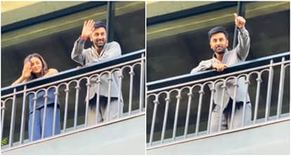 Ranbir Kapoor celebrate his birthday with fans gives selfie with them wave hands from home