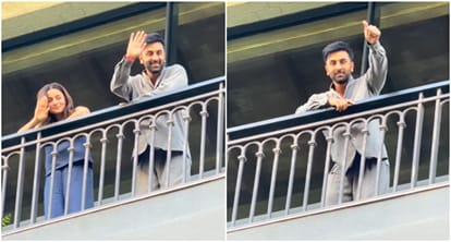 Ranbir Kapoor celebrate his birthday with fans gives selfie with them wave hands from home