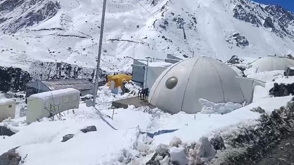 Five feet of snow falls in Adi Kailash