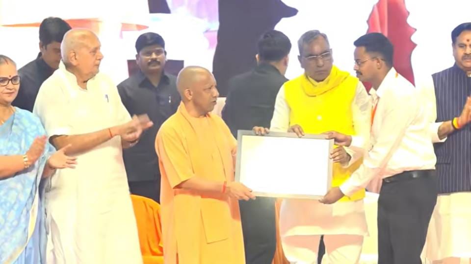 1,375 Candidates selected VDOs in UP CM Yogi handed over appointment letters