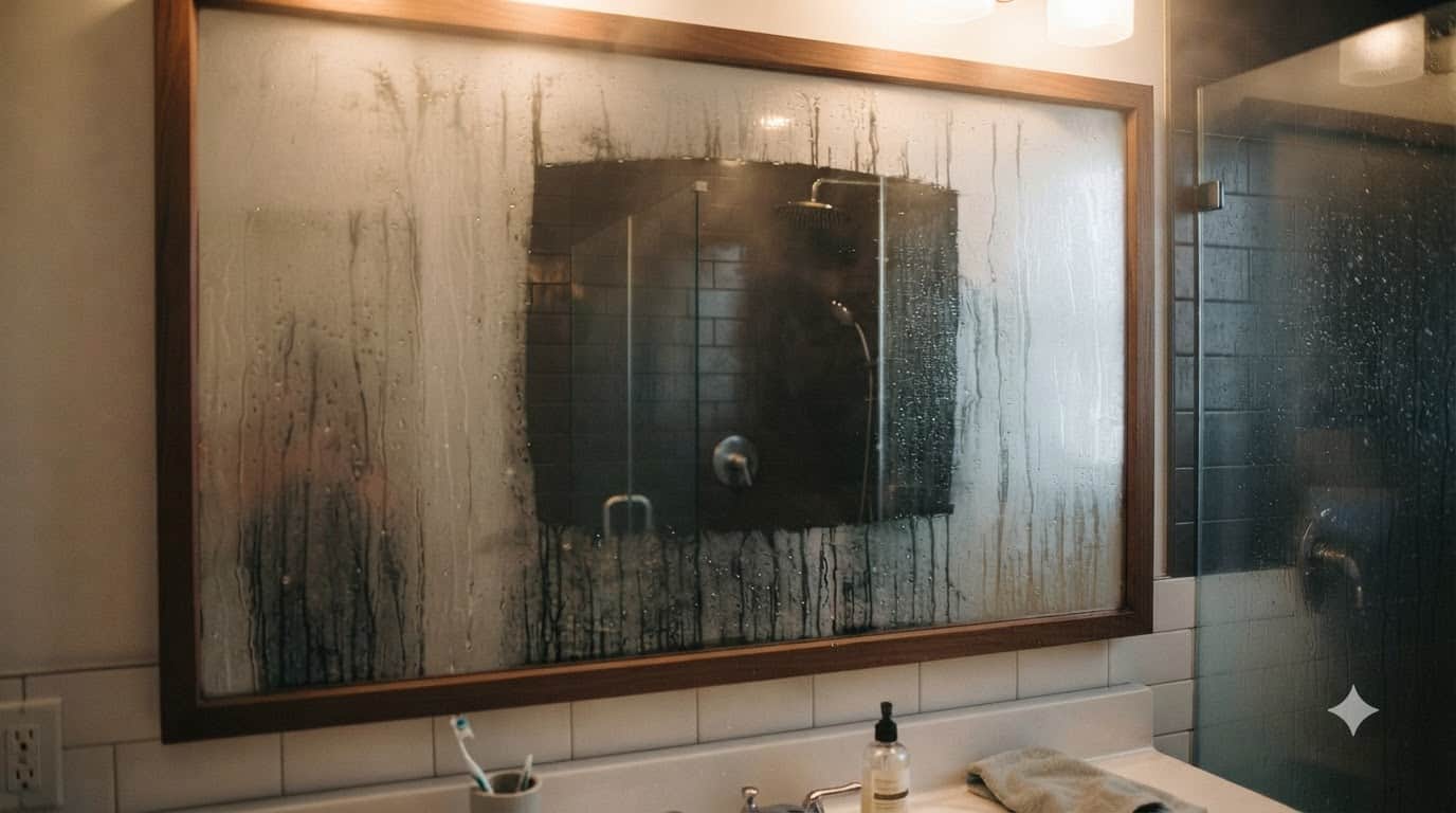How to Prevent Bathroom Mirror From Fogging Up