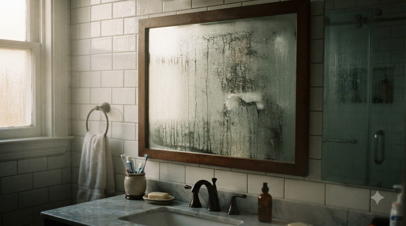How to Prevent Bathroom Mirror From Fogging Up