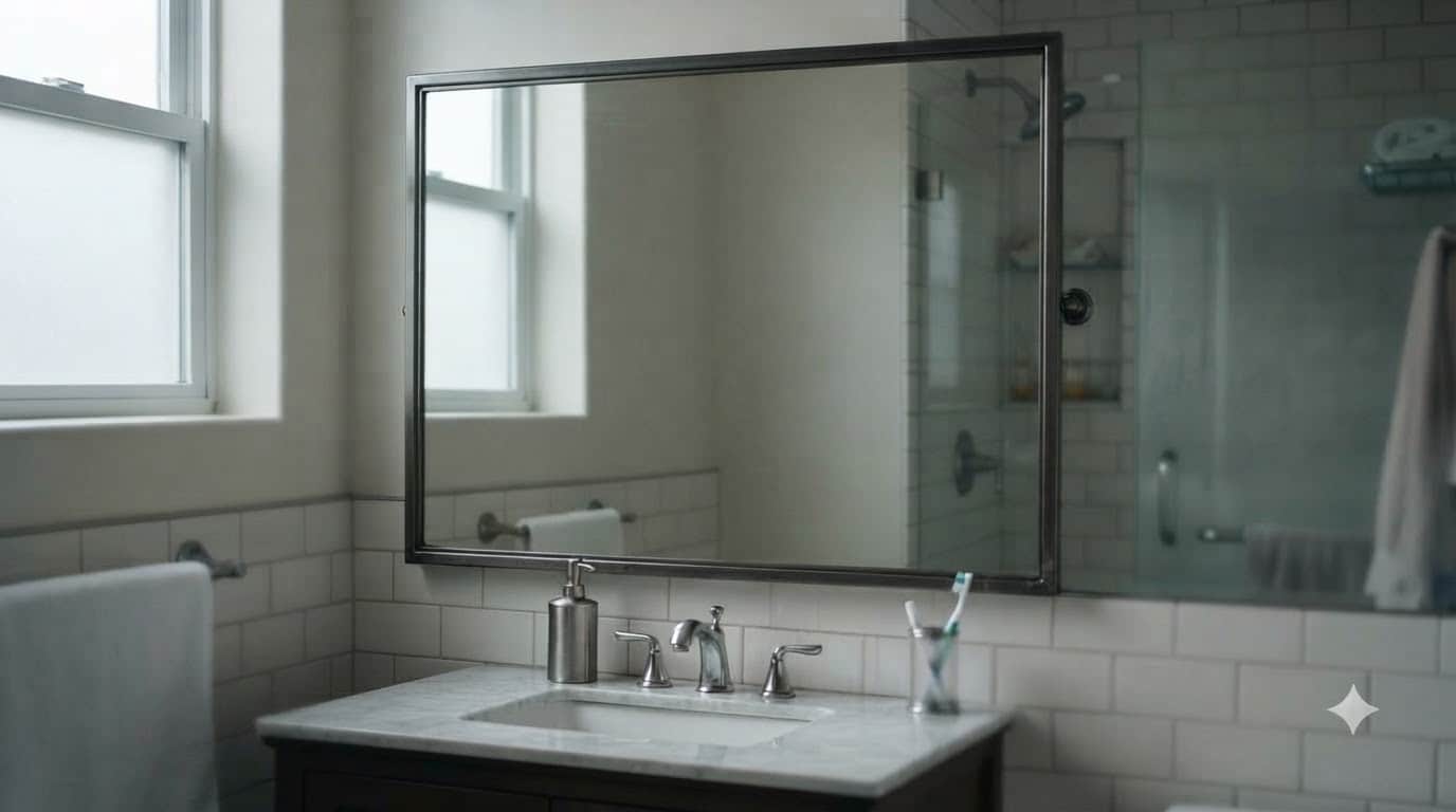 How to Prevent Bathroom Mirror From Fogging Up