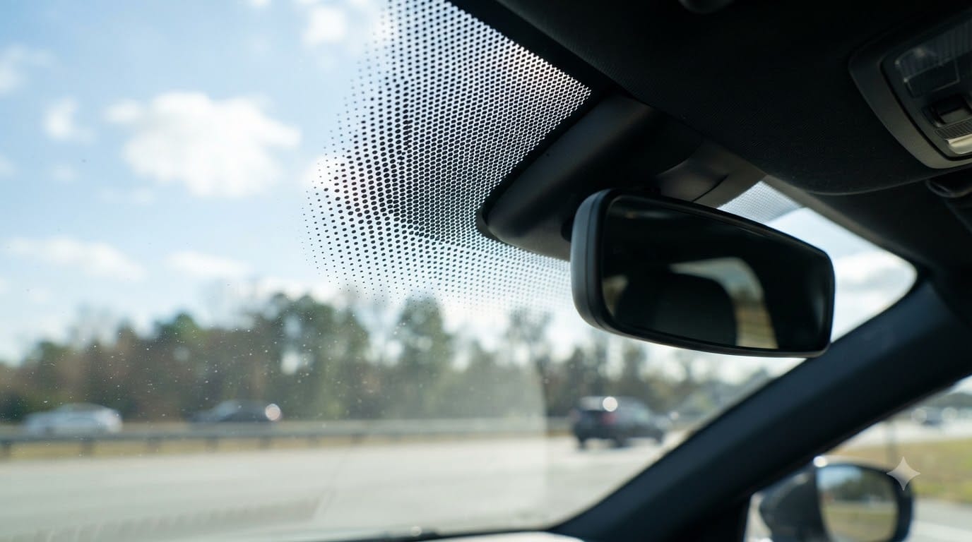 Car Windshield Dots: Why Are These Tiny Black Dots Present?