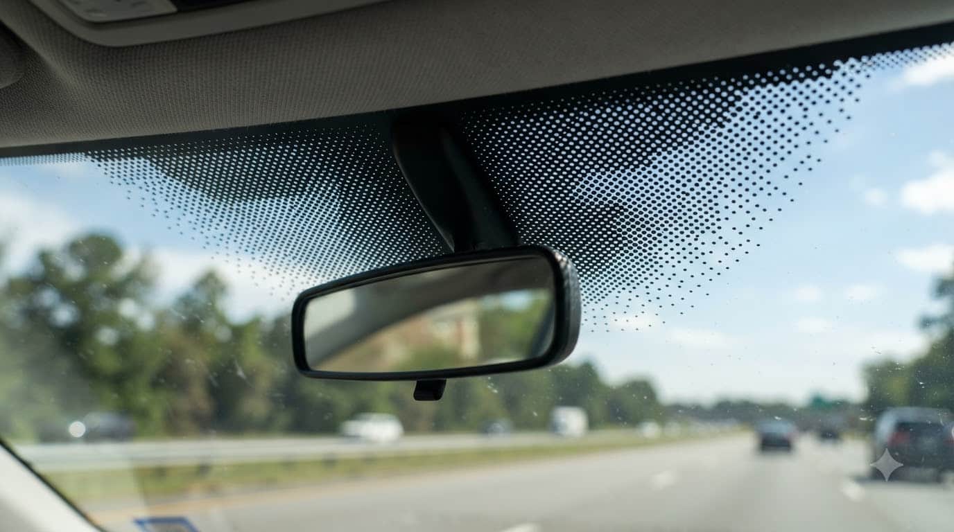 Car Windshield Dots: Why Are These Tiny Black Dots Present?