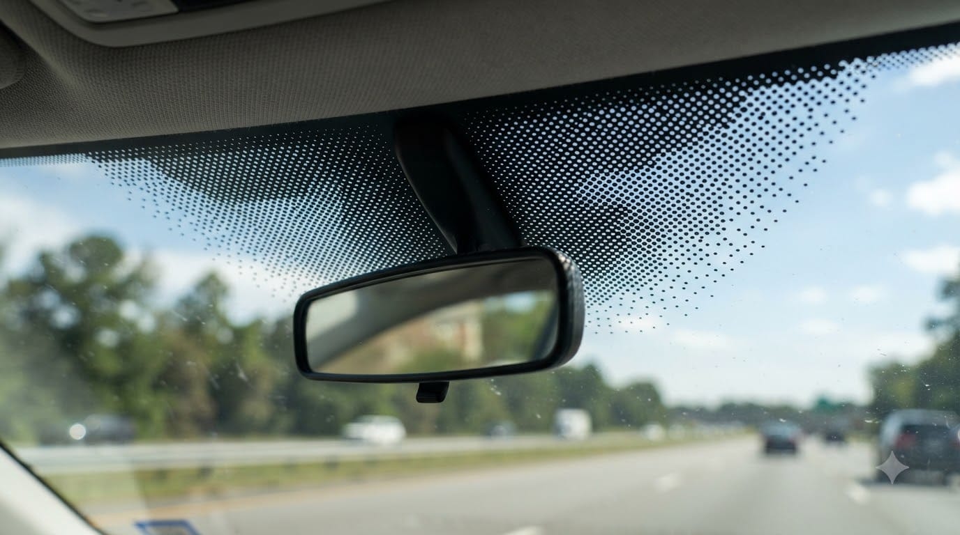 Car Windshield Dots: Why Are These Tiny Black Dots Present?