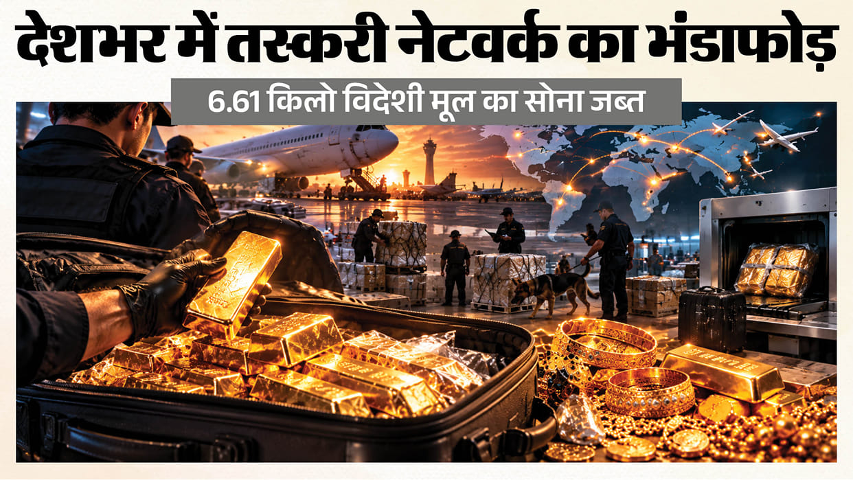 DRI Busts Pan-India Gold Smuggling Syndicate, Seizes Gold Worth Rs 10.36 Crore; 11 Arrested