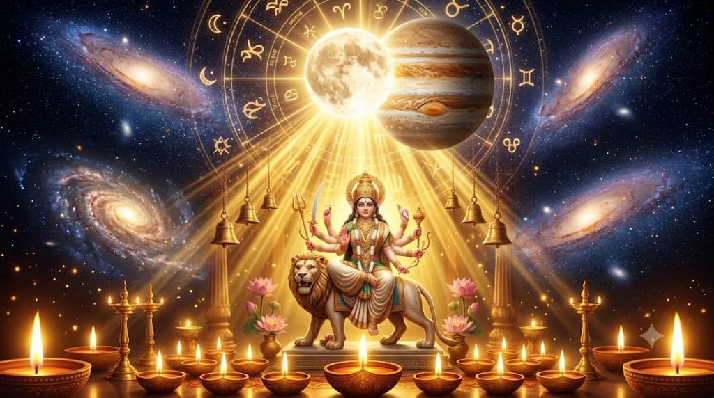 Shardiya Navratri 2026 Rare Gajakesari Yoga know the Effects on All 12 Signs