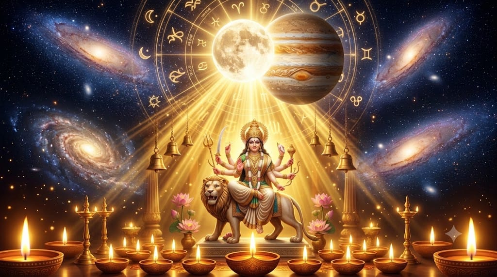 Shardiya Navratri 2026 Rare Gajakesari Yoga know the Effects on All 12 Signs