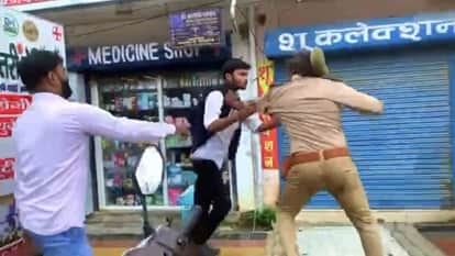 Video of a young man in a sub-inspector's uniform being beaten turns out to be fake.