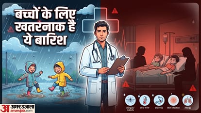 बारिश में बच्चों के लिए 5 हेल्थ रिस्क