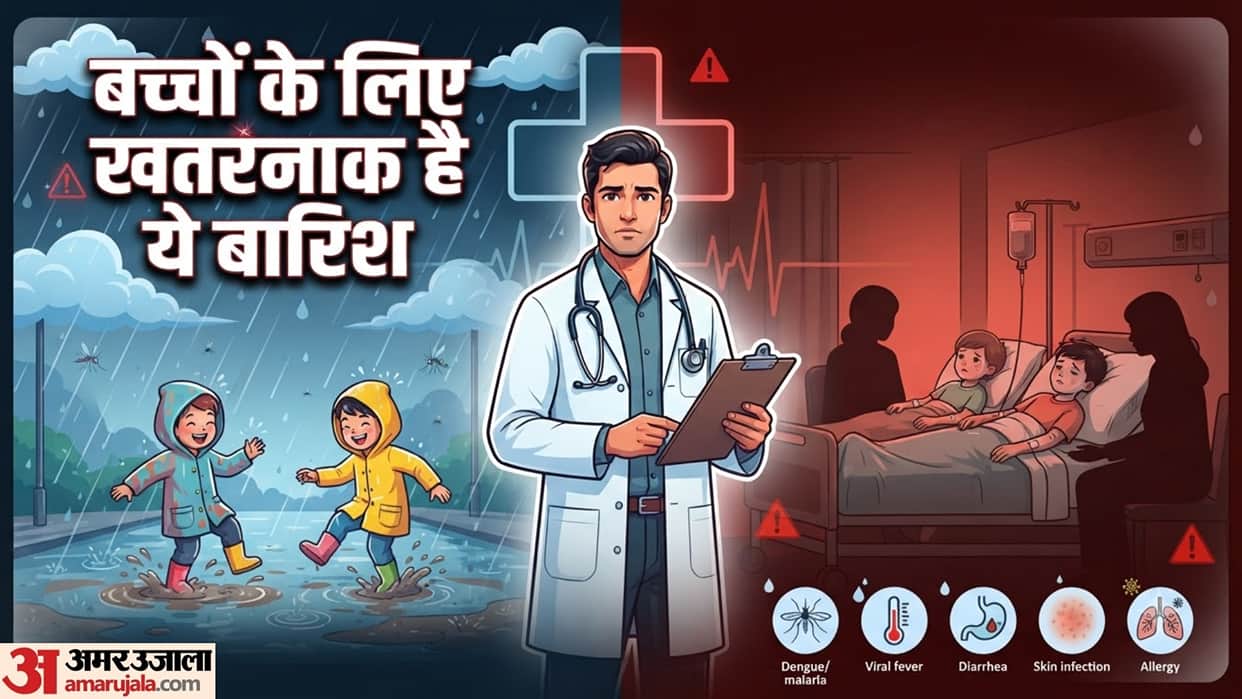 5 health risk for kids in rainy season in hindi barish me bacho ka dhyan kaise rakhe