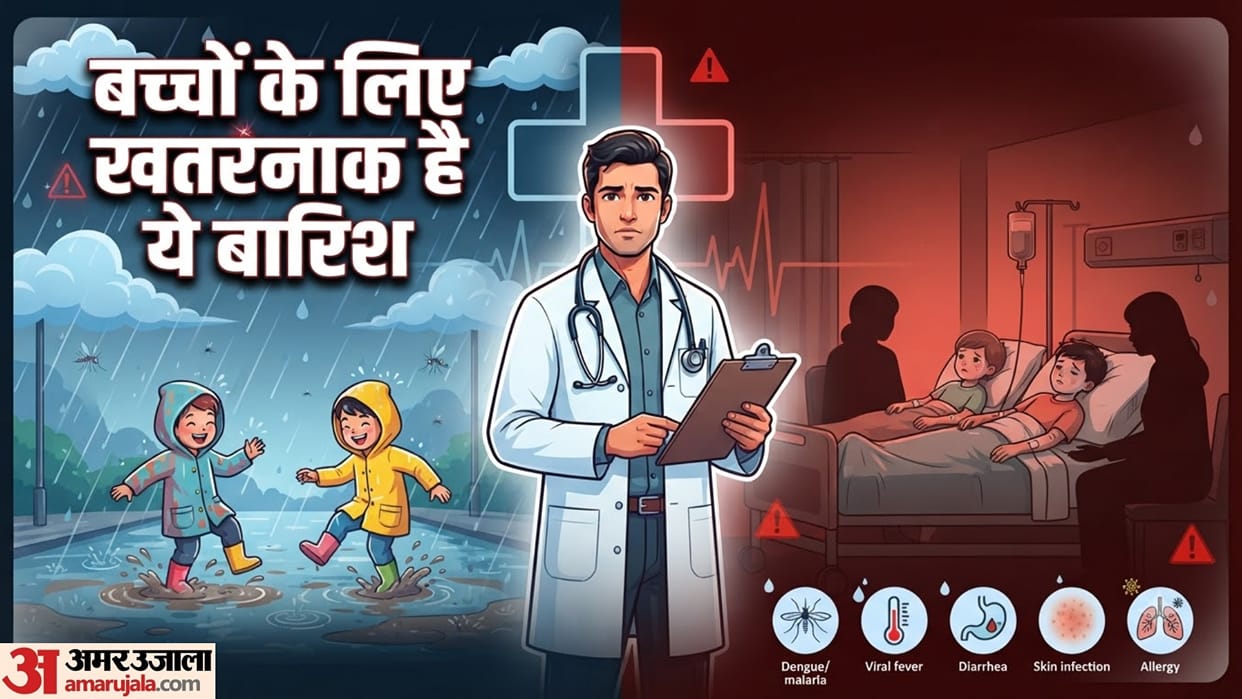 5 health risk for kids in rainy season in hindi barish me bacho ka dhyan kaise rakhe