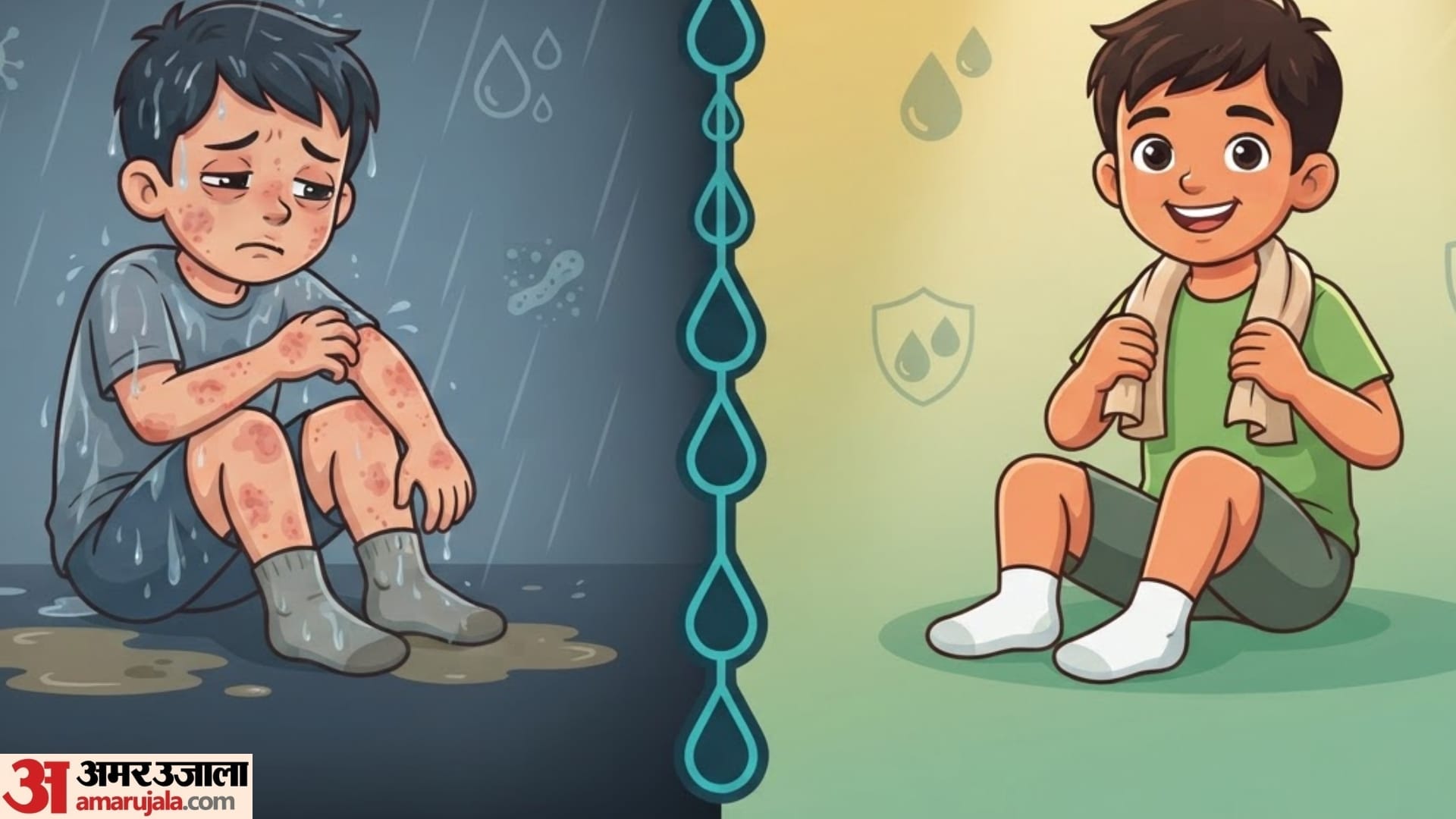 5 health risk for kids in rainy season in hindi barish me bacho ka dhyan kaise rakhe