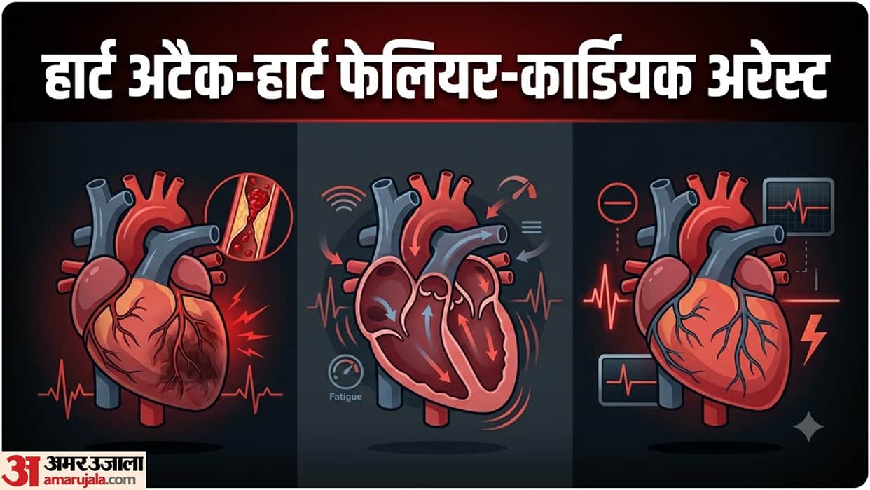 World heart day 2026 Heart Attack vs Heart Failure vs Cardiac Arrest Know the Difference