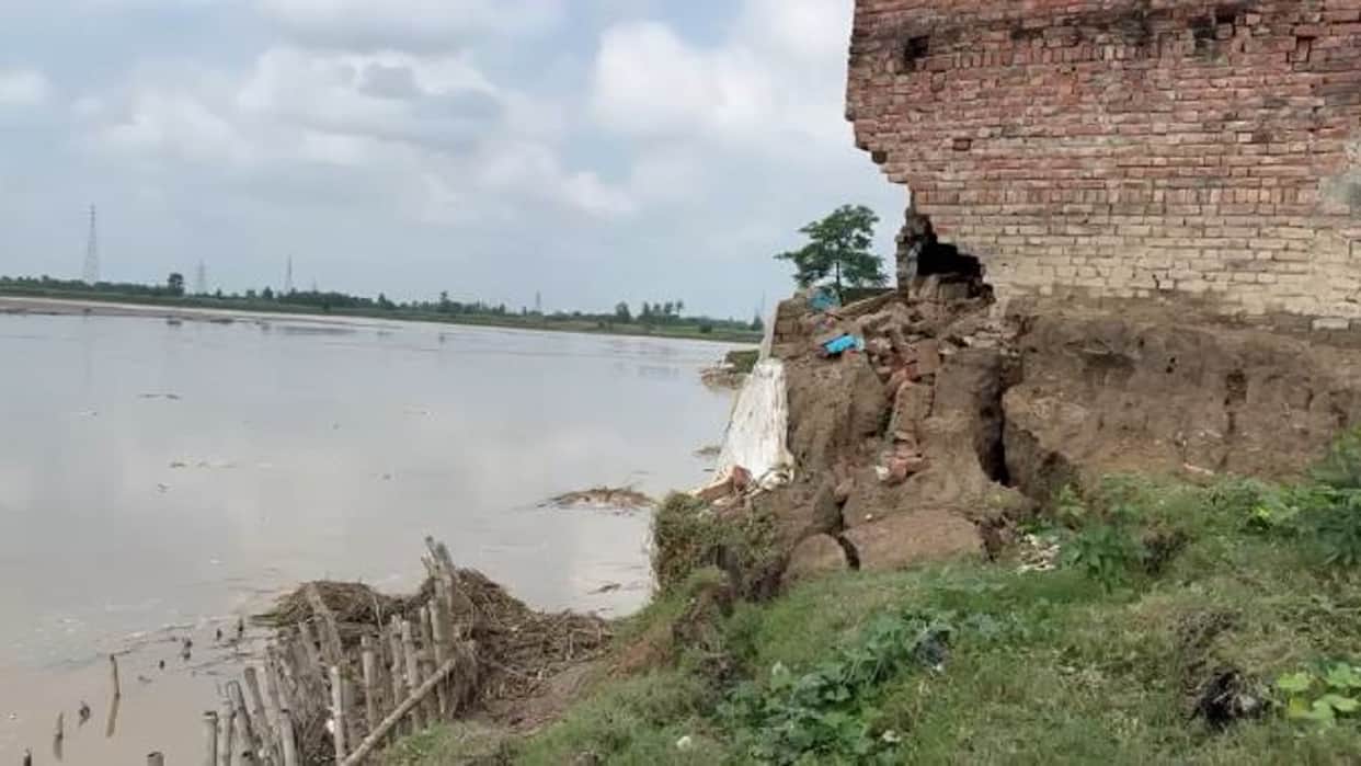 Navkood village faces threat from Devha river erosion in Pilibhit