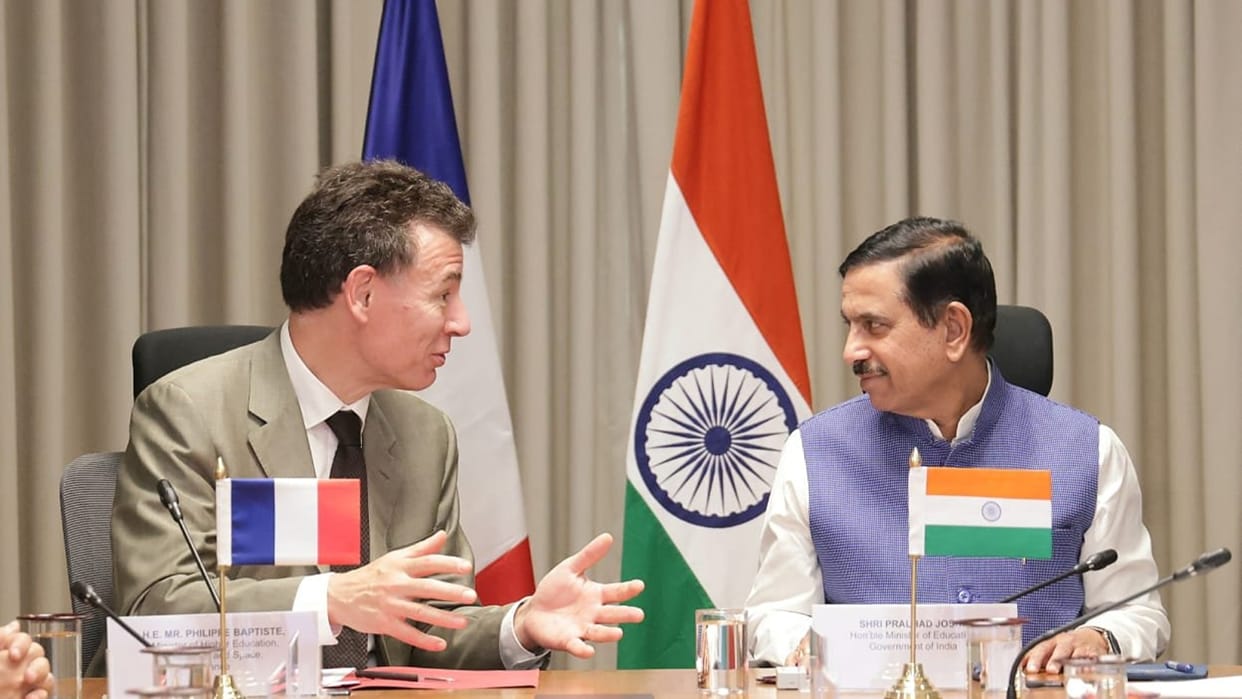 India France Education Partnership: Student Mobility, Joint Research and IIT Nice Campus Discussed
